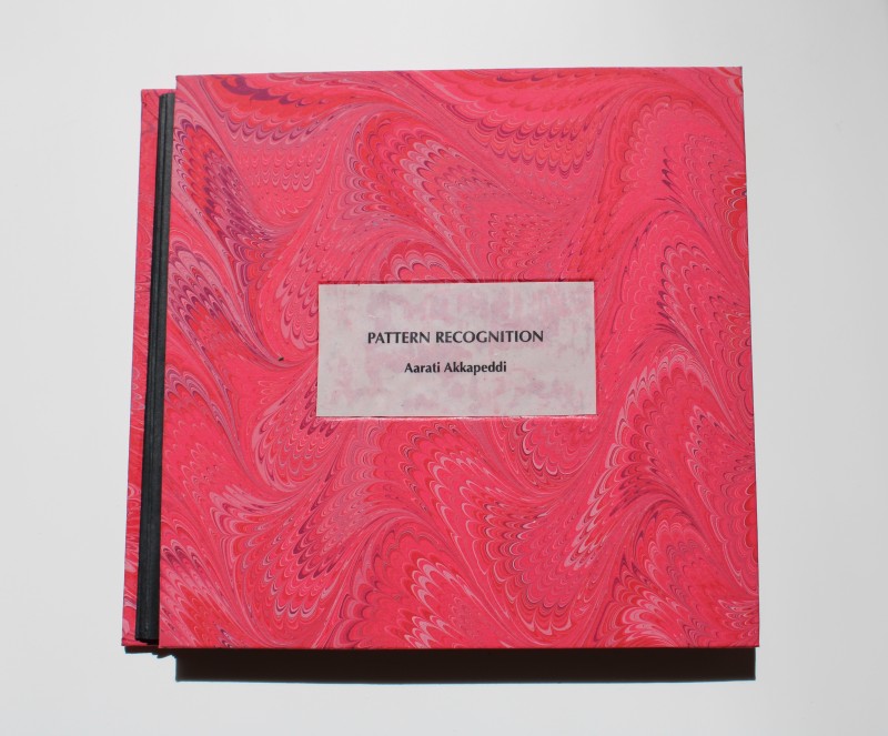 Pink photo album marbled cover